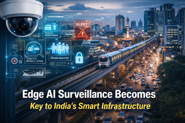 Edge AI surveillance system supporting smart infrastructure in India
